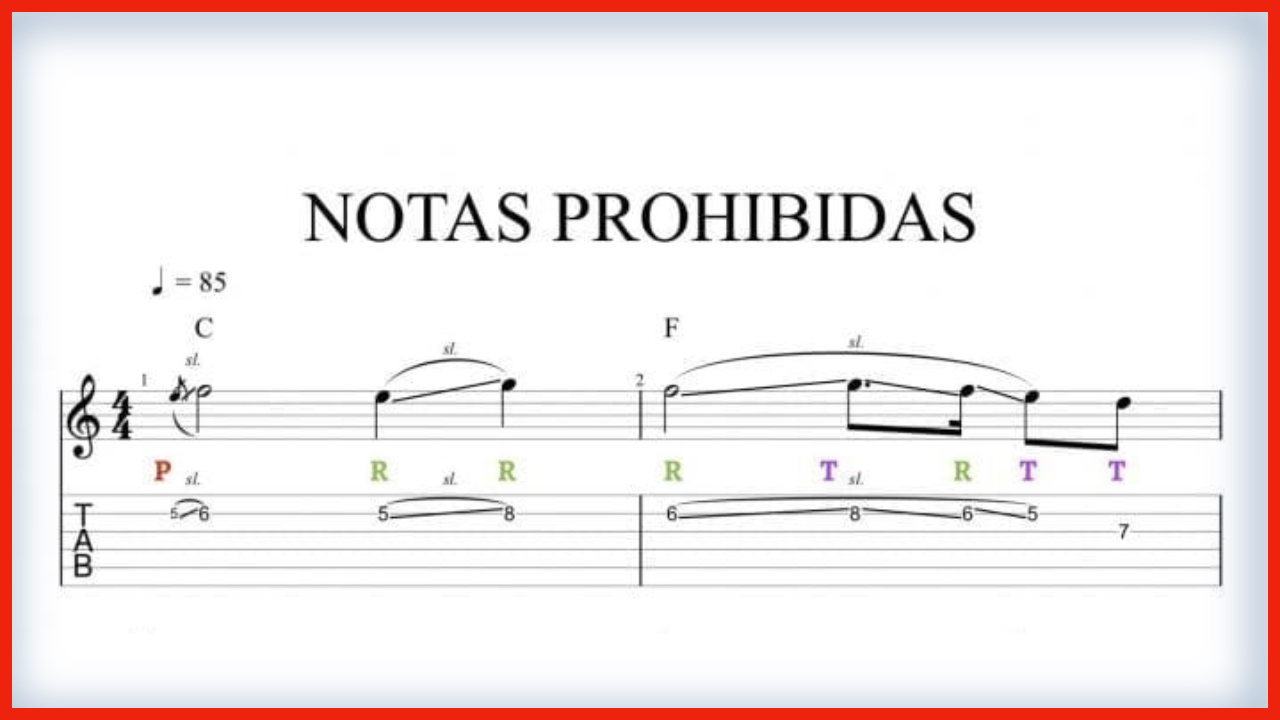 notas prohibidas