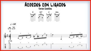 acordes con ligados
