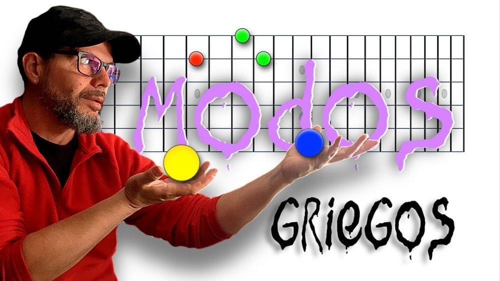 visualización gráfica de los modos griegos
